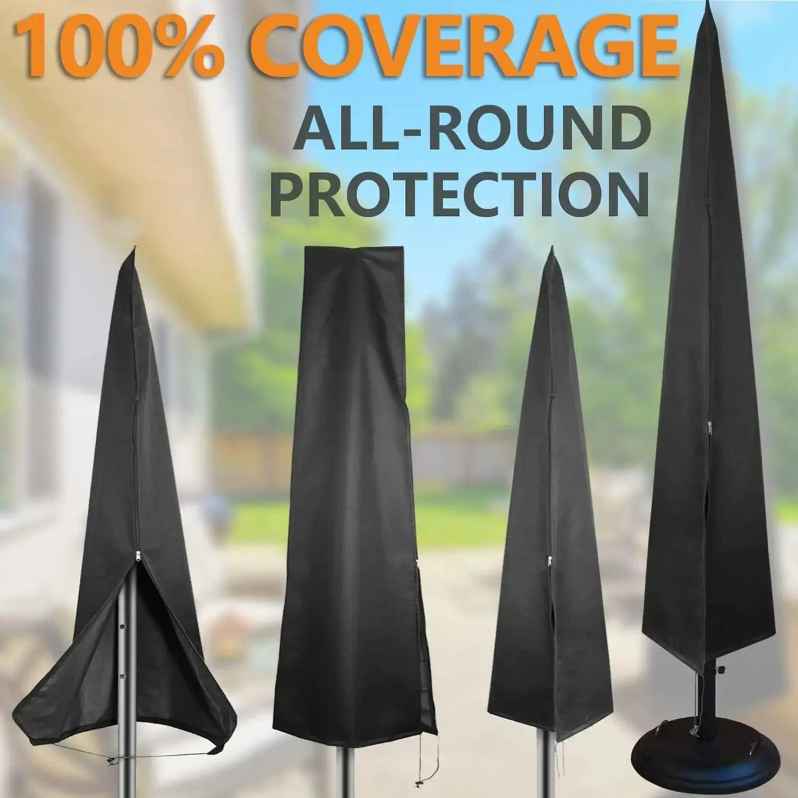 Housse Parasol Déporté Imperméable ZIPLA Housse de France