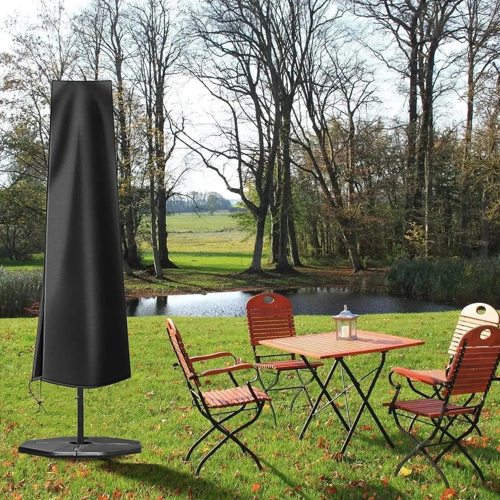 Housse Parasol Déporté Imperméable ZIPLA Housse de France
