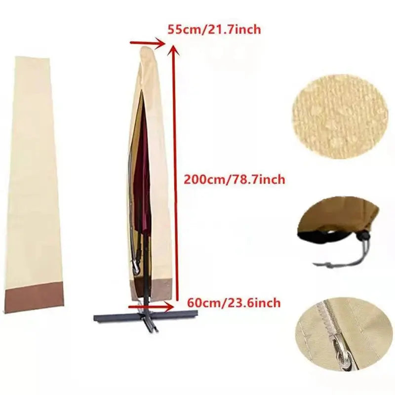 Housse Parasol Extérieur Imperméable EXVIA Housse de France