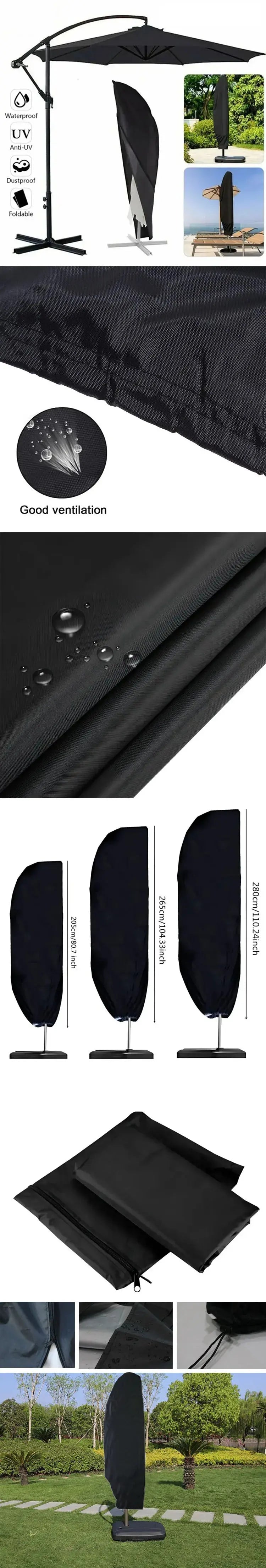 Housse Parasol Nylon Imperméable SOLANO Housse de France