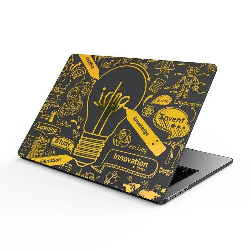 Housse Pour Ordinateur Plastique LUMIO Gold Transparent Black Shell-Air13 Inch A1932