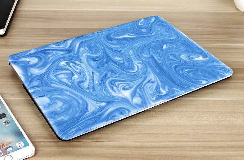 Housse Pour Ordinateur Plastique Marbre MARMENA Light Blue-13pro Retina