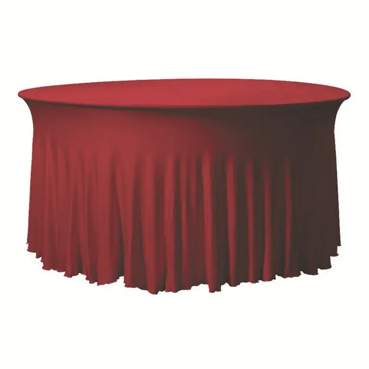 Housse Pour Table Jardin Extensible ELYNO Burgundy-160x75CM