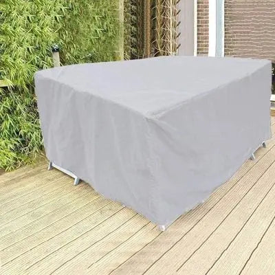 Housse Pour Table Jardin Impermeable NOVIRIA Silver-218x218x90cm