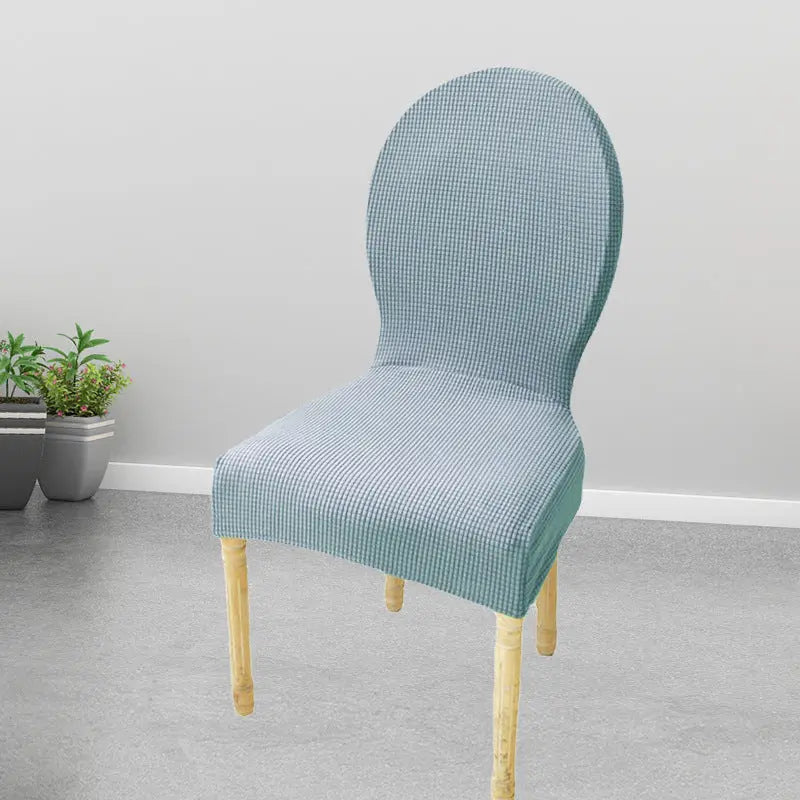 Housse Protection Chaise Élastique VELOXA Silver Gray-Same Style Universal