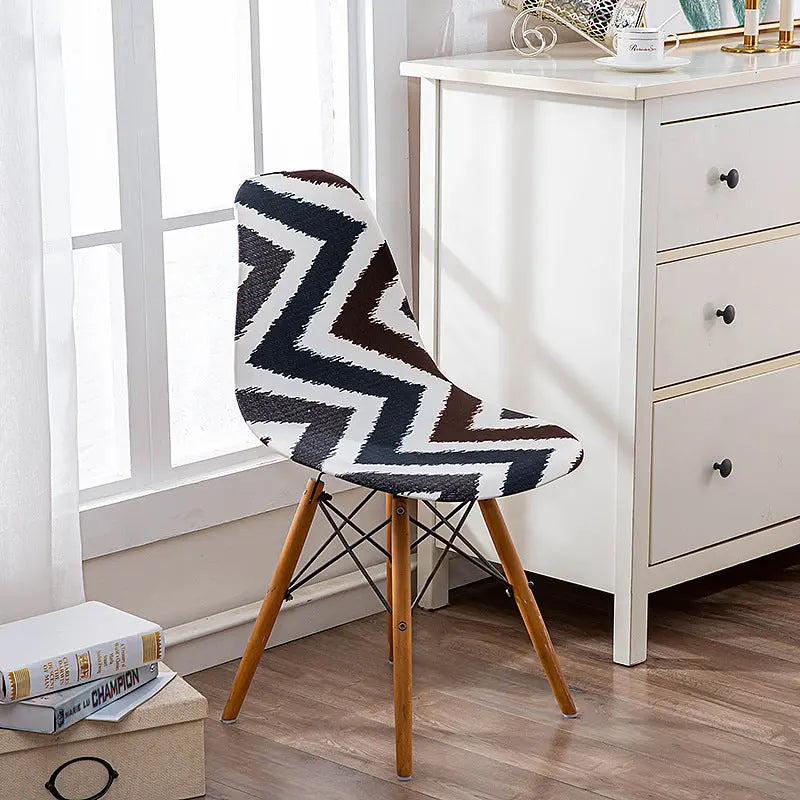 Housse Protection Chaise Moderne LYRIA Wave-Average Size Universal