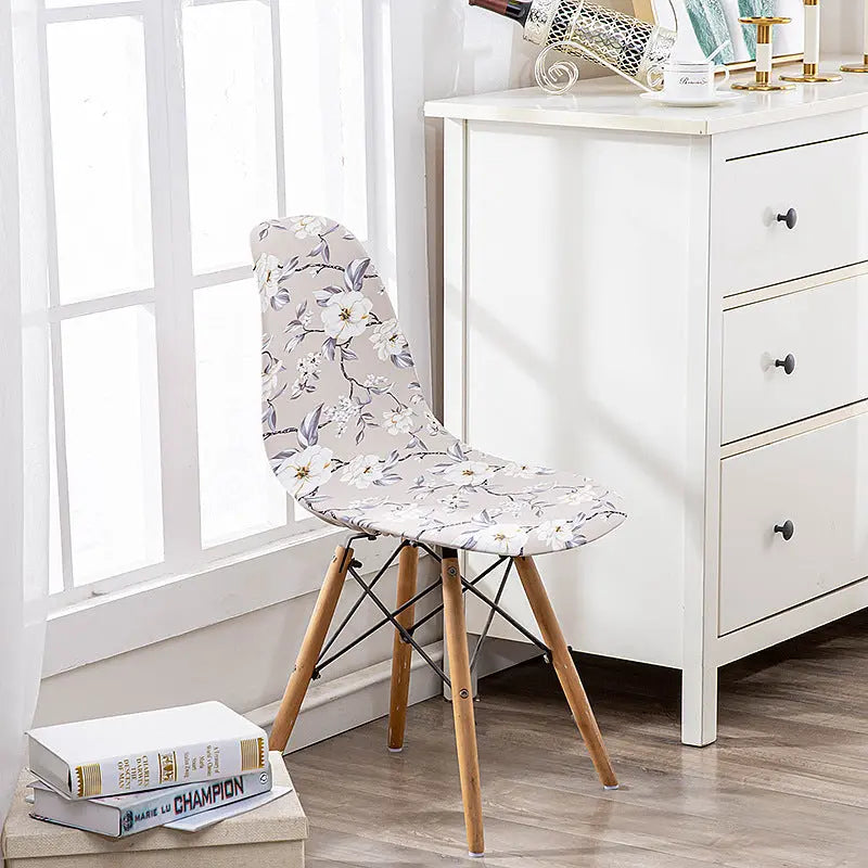 Housse Protection Chaise Moderne LYRIA Flower Drifting-Average Size Universal