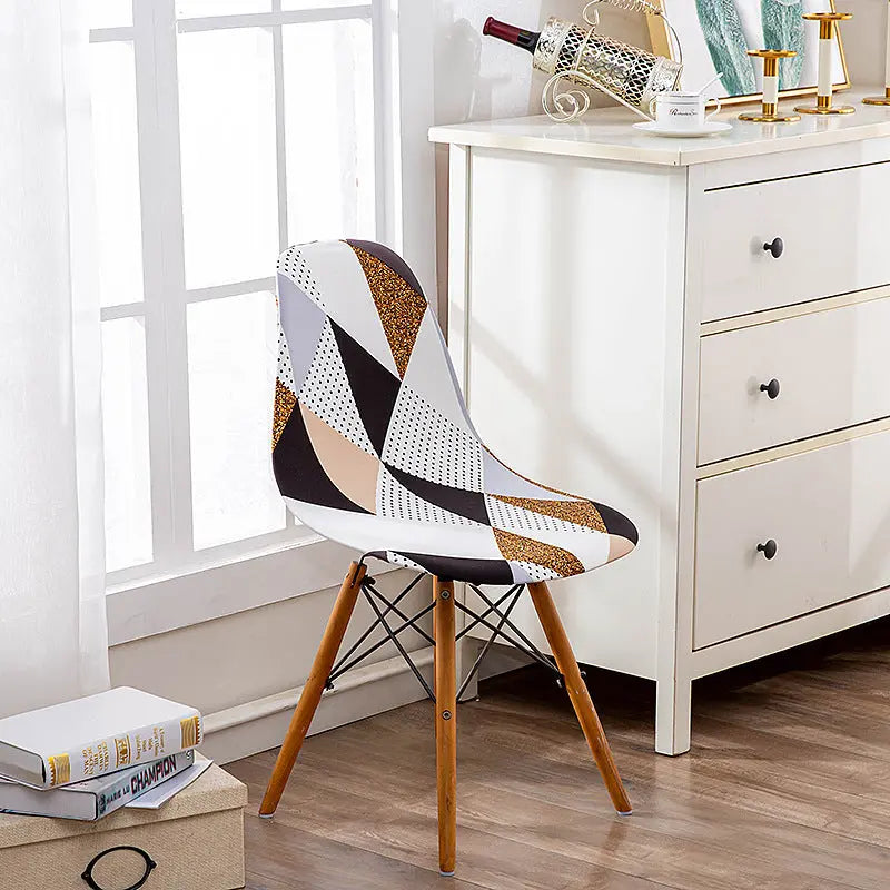 Housse Protection Chaise Moderne LYRIA Gilding-Average Size Universal