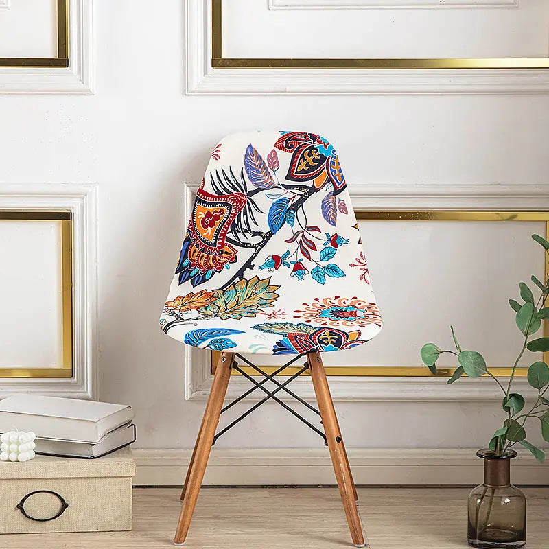 Housse Protection Chaise Moderne LYRIA Leaves Falling Flowers-Average Size Universal