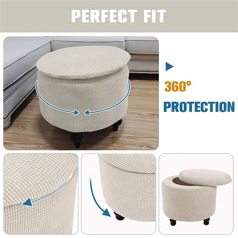 Housse Repose Pied Élastique Respirante **ZANTAR** Housse de France