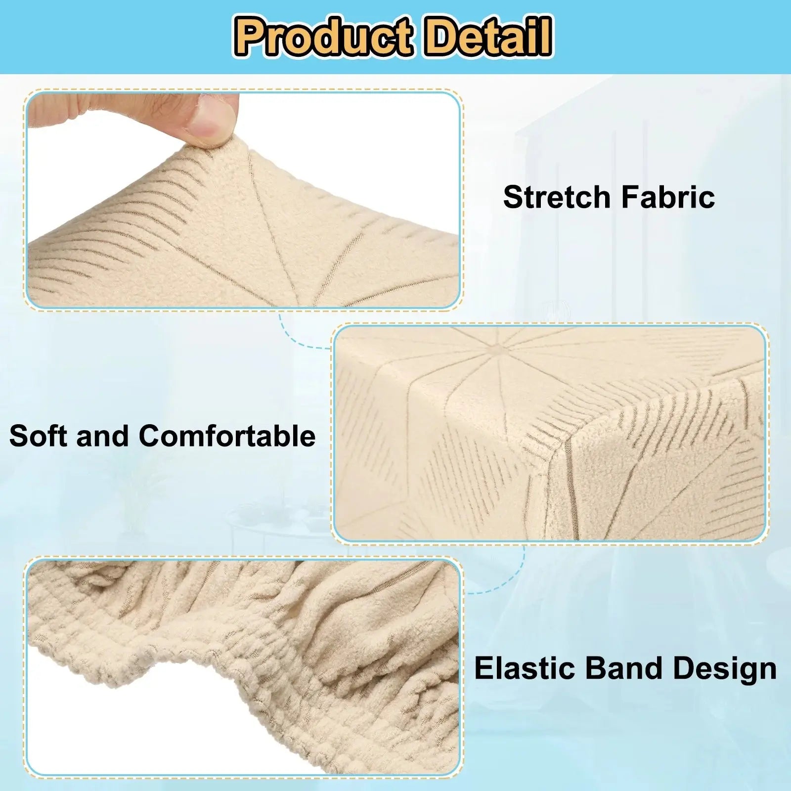 Housse Repose-Pied Extensible JACQUO Housse de France