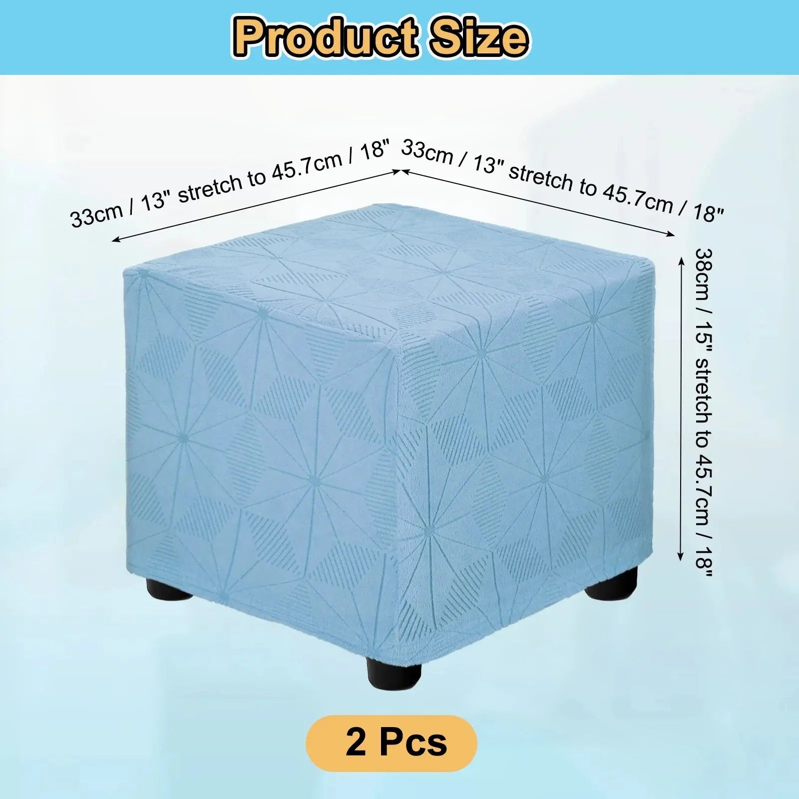 Housse Repose-Pied Extensible JACQUO Housse de France