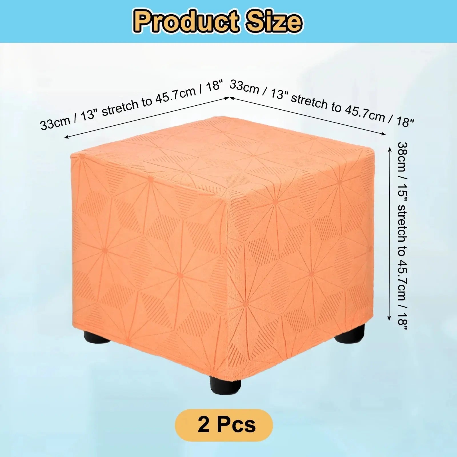 Housse Repose-Pied Extensible JACQUO Housse de France