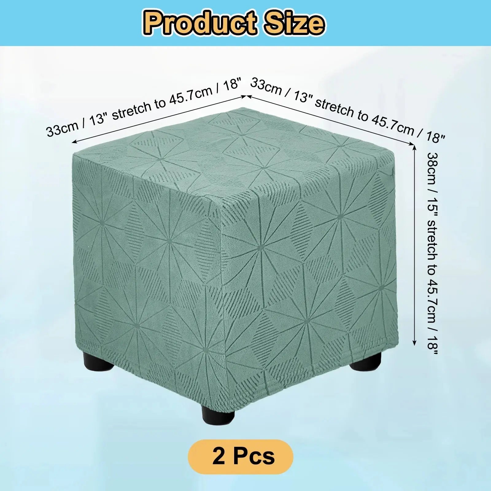 Housse Repose-Pied Extensible JACQUO Housse de France