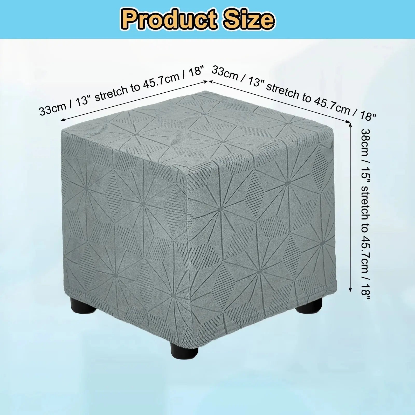 Housse Repose-Pied Extensible JACQUO Housse de France