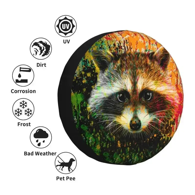Housse Roue Secours Polyester RACOON Housse de France
