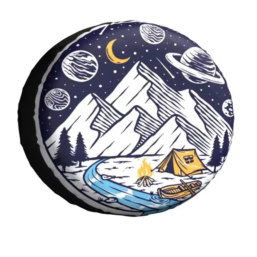 Housse Roue de Secours Cuir PU SAVION Housse de France