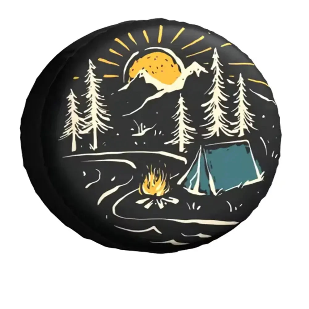 Housse Roue de Secours Cuir PU SAVION Housse de France