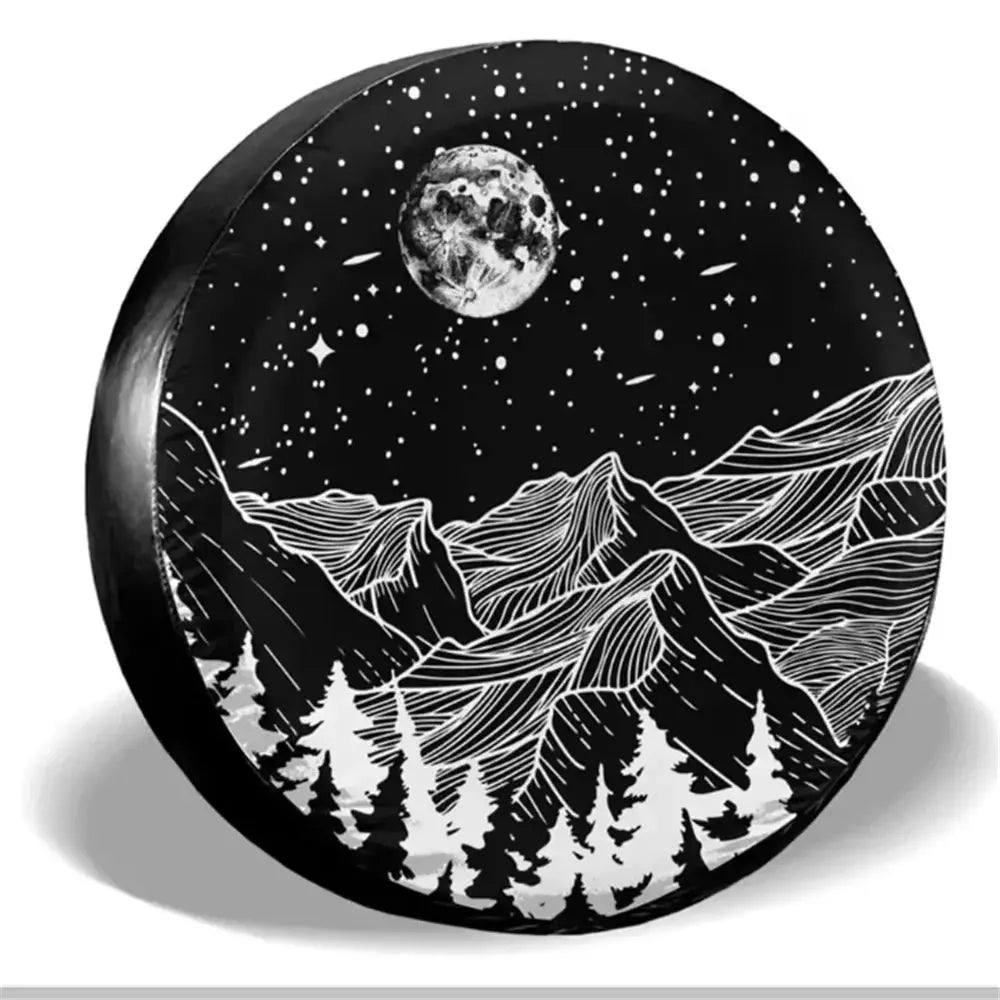 Housse Roue de Secours Cuir PU SAVION Housse de France