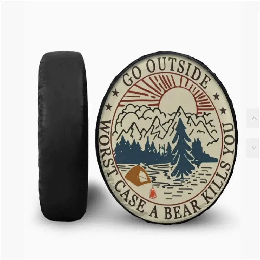 Housse Roue de Secours Cuir PU SAVION Housse de France