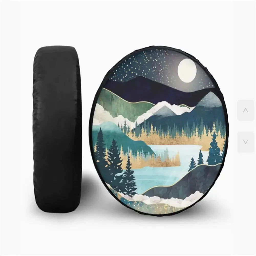 Housse Roue de Secours Cuir PU SAVION Housse de France