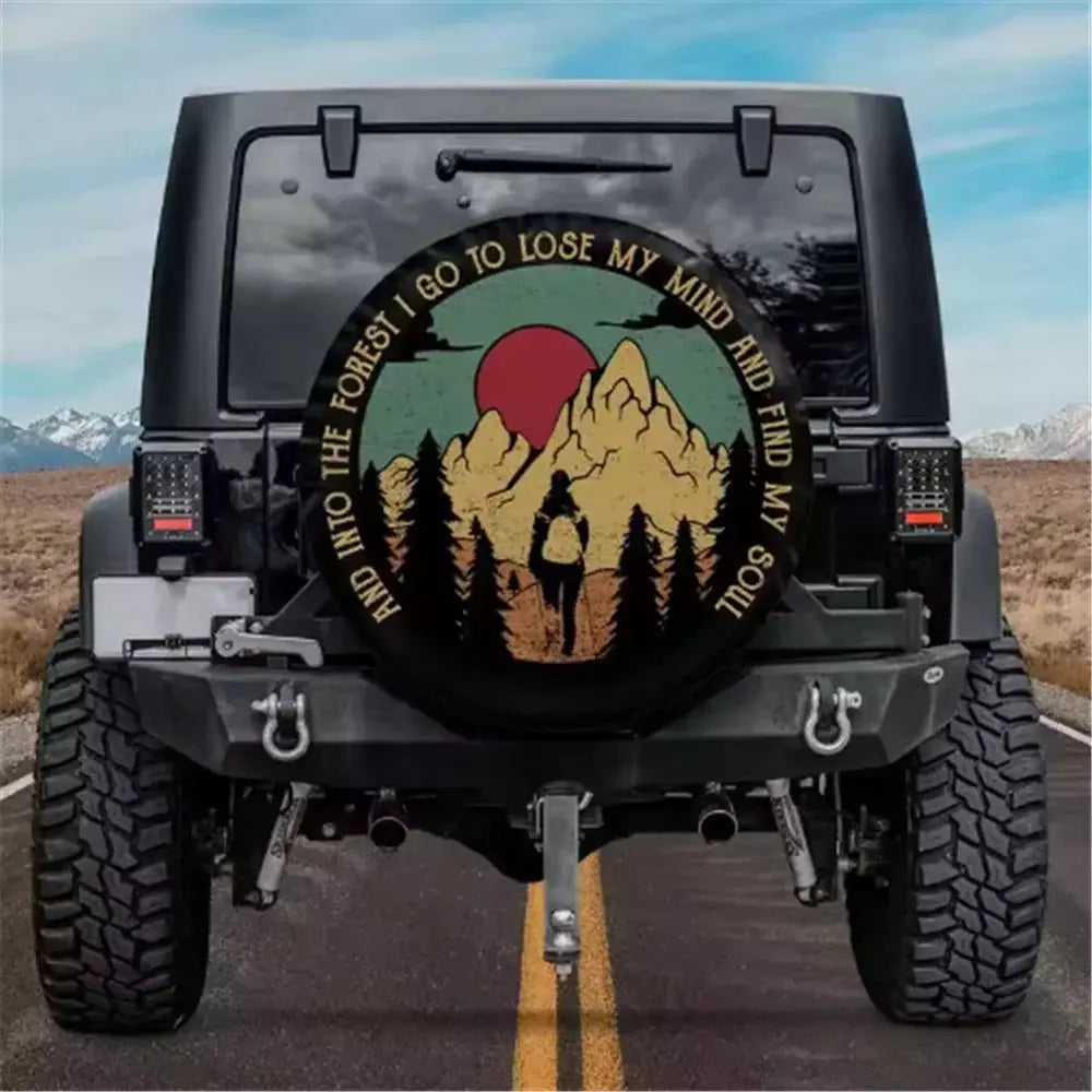 Housse Roue de Secours Cuir PU SAVION Housse de France