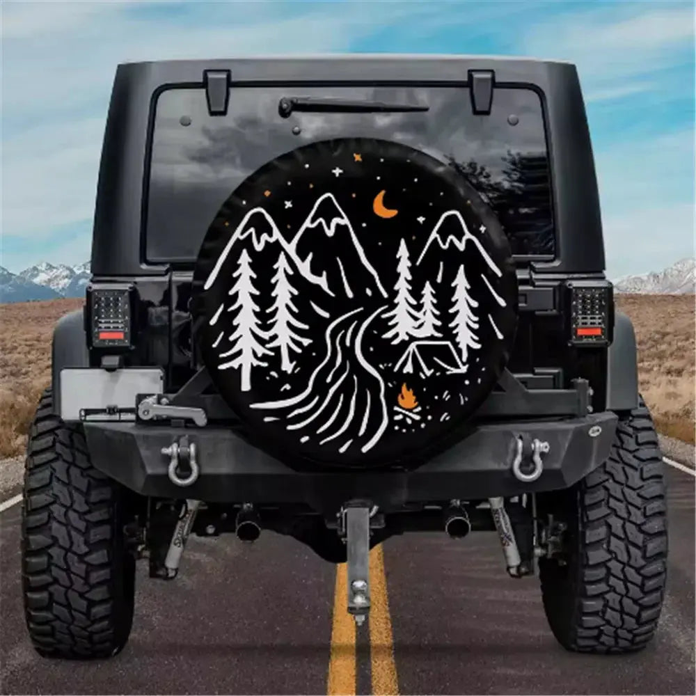 Housse Roue de Secours Cuir PU SAVION Housse de France