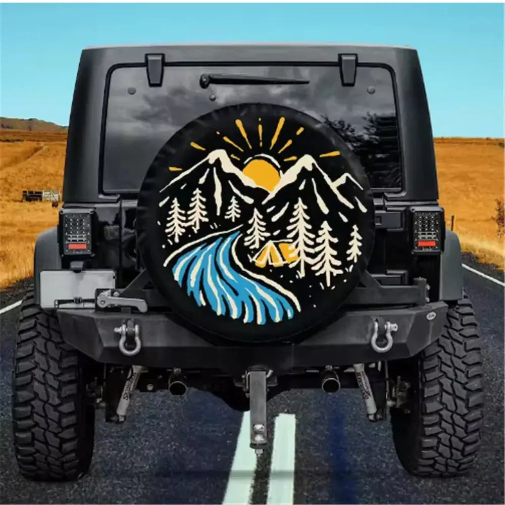 Housse Roue de Secours Cuir PU SAVION Housse de France