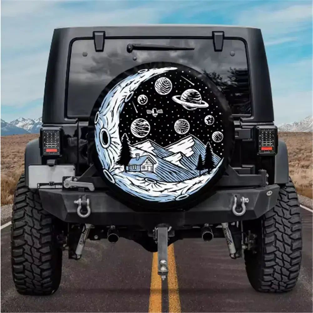 Housse Roue de Secours Cuir PU SAVION Housse de France