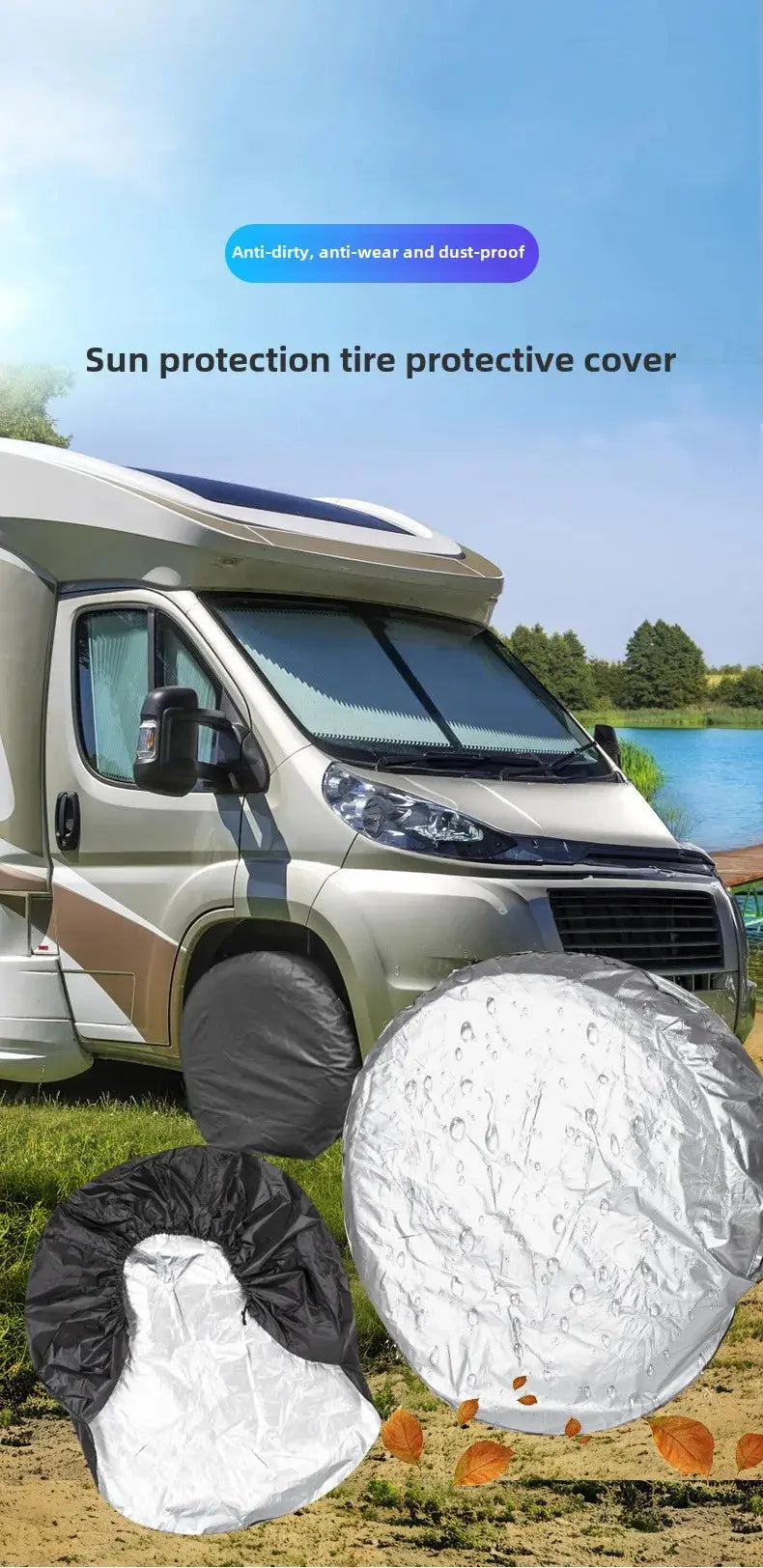 Housse Roue de Secours Imperméable SOLARIX Housse de France