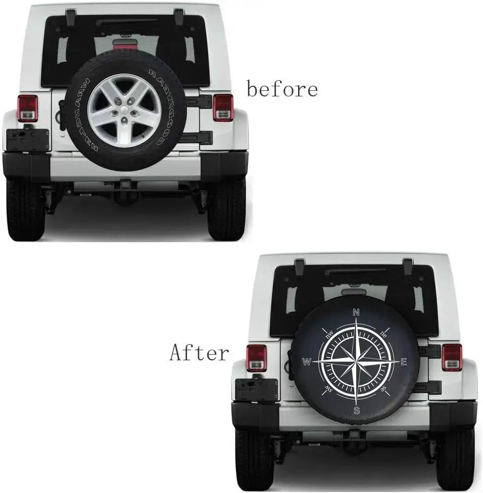 Housse Roue de Secours Polyester AZURON Housse de France