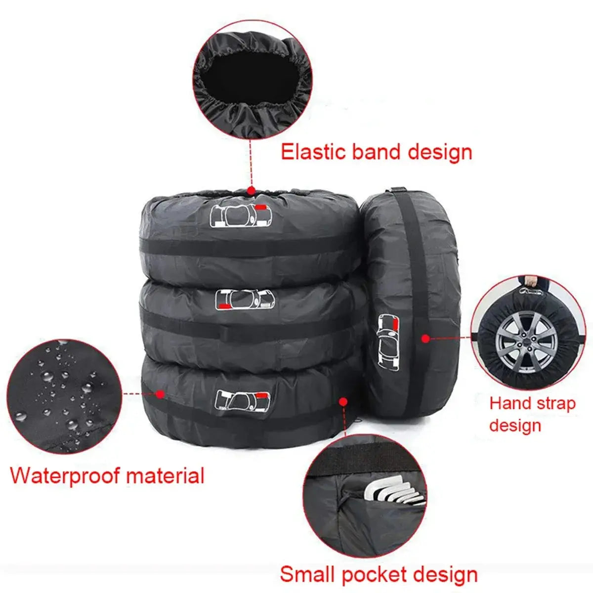 Housse Roue de Secours Polyester PRILO Housse de France