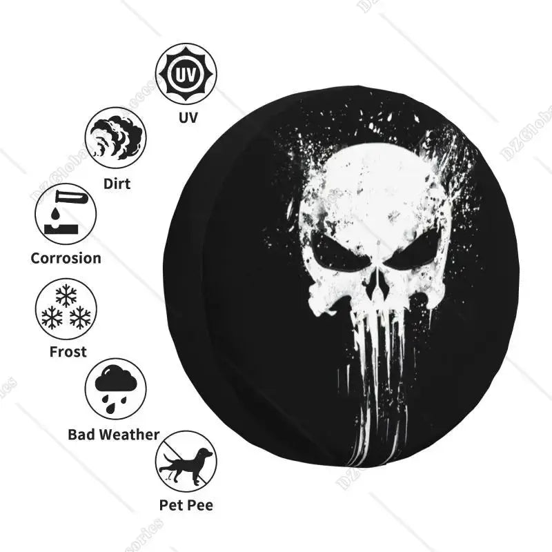 Housse Roue de Secours Squelette DURASKY Housse de France