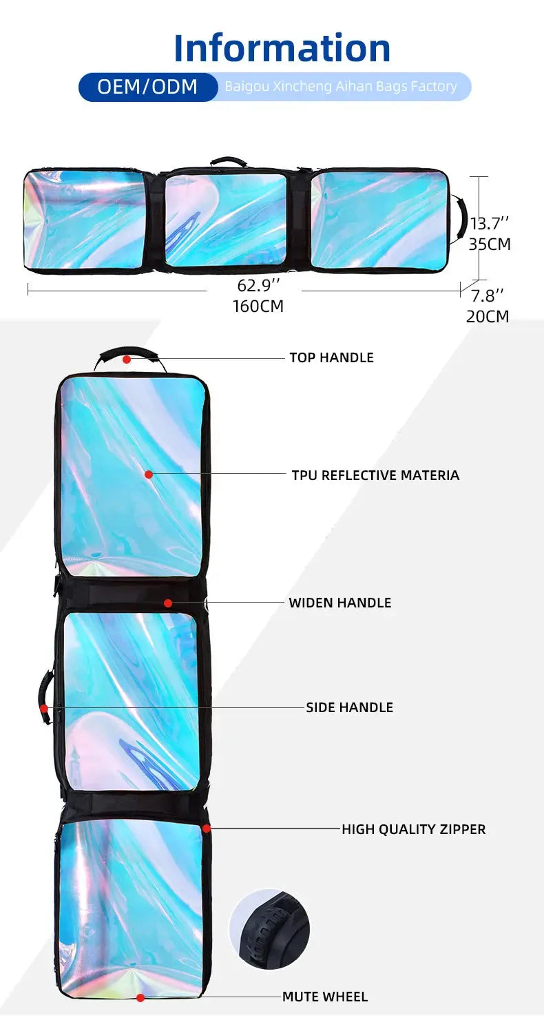 Housse Snowboard Roulante Paddio Housse de France