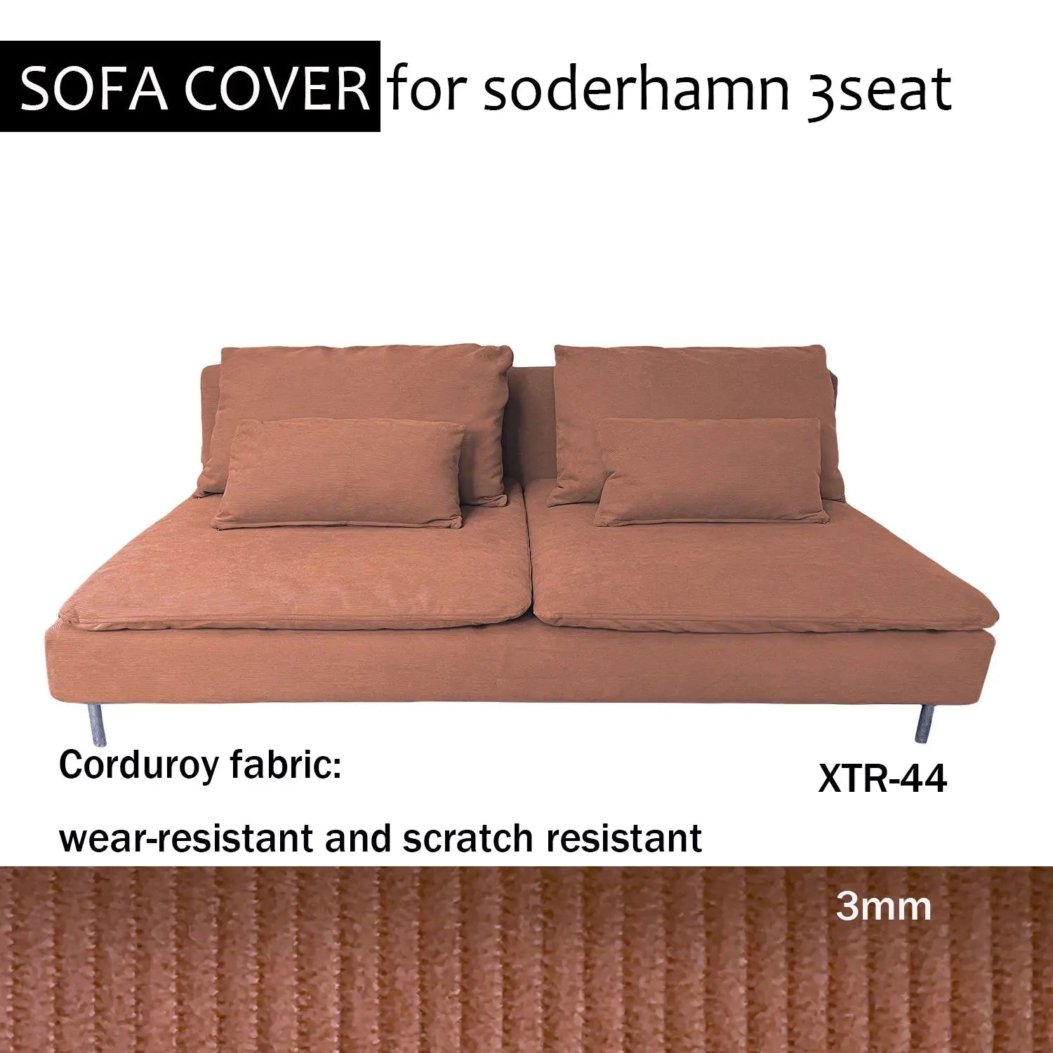 Housse Soderhamn Moderne CREZIA Housse de France