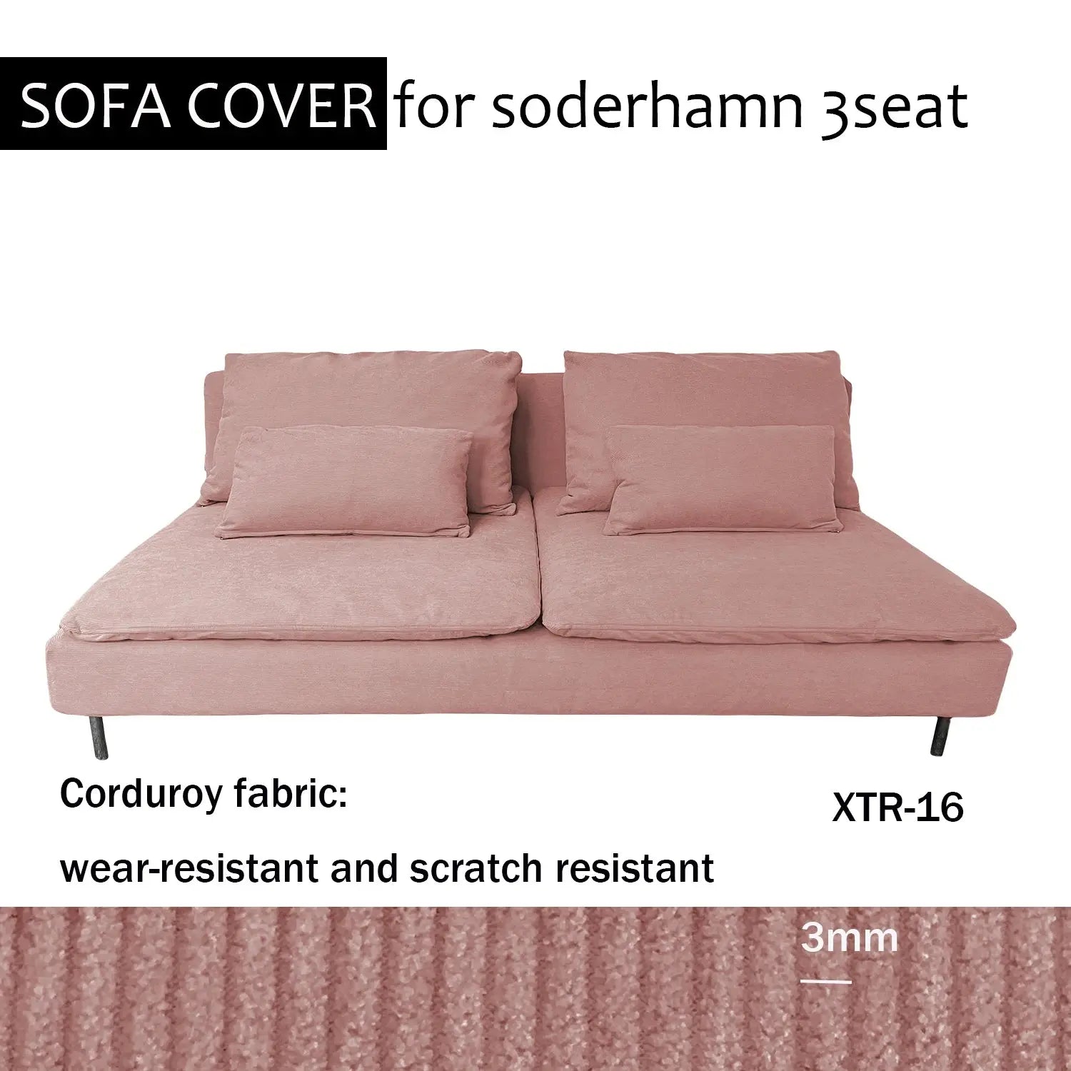 Housse Soderhamn Moderne CREZIA Housse de France