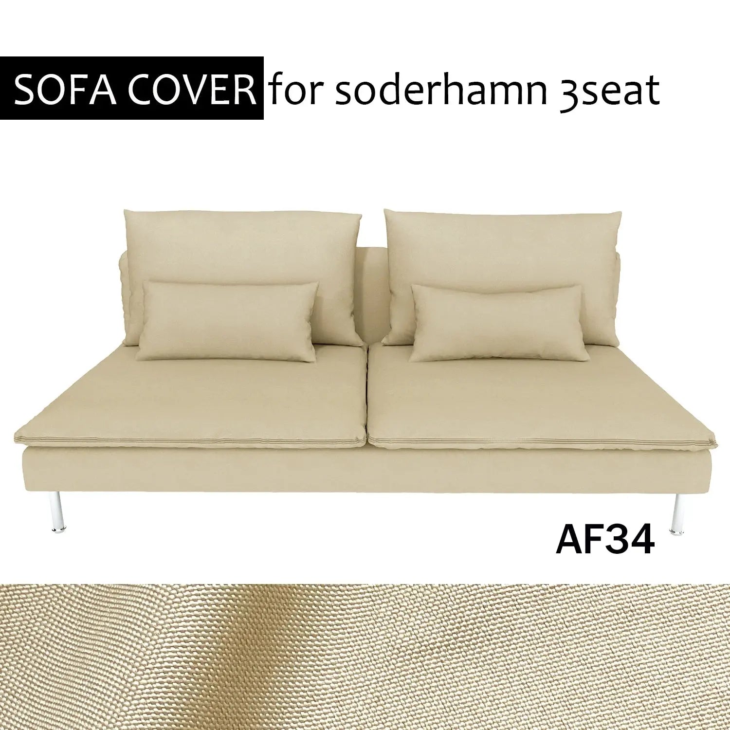 Housse Soderhamn Moderne CREZIA Housse de France