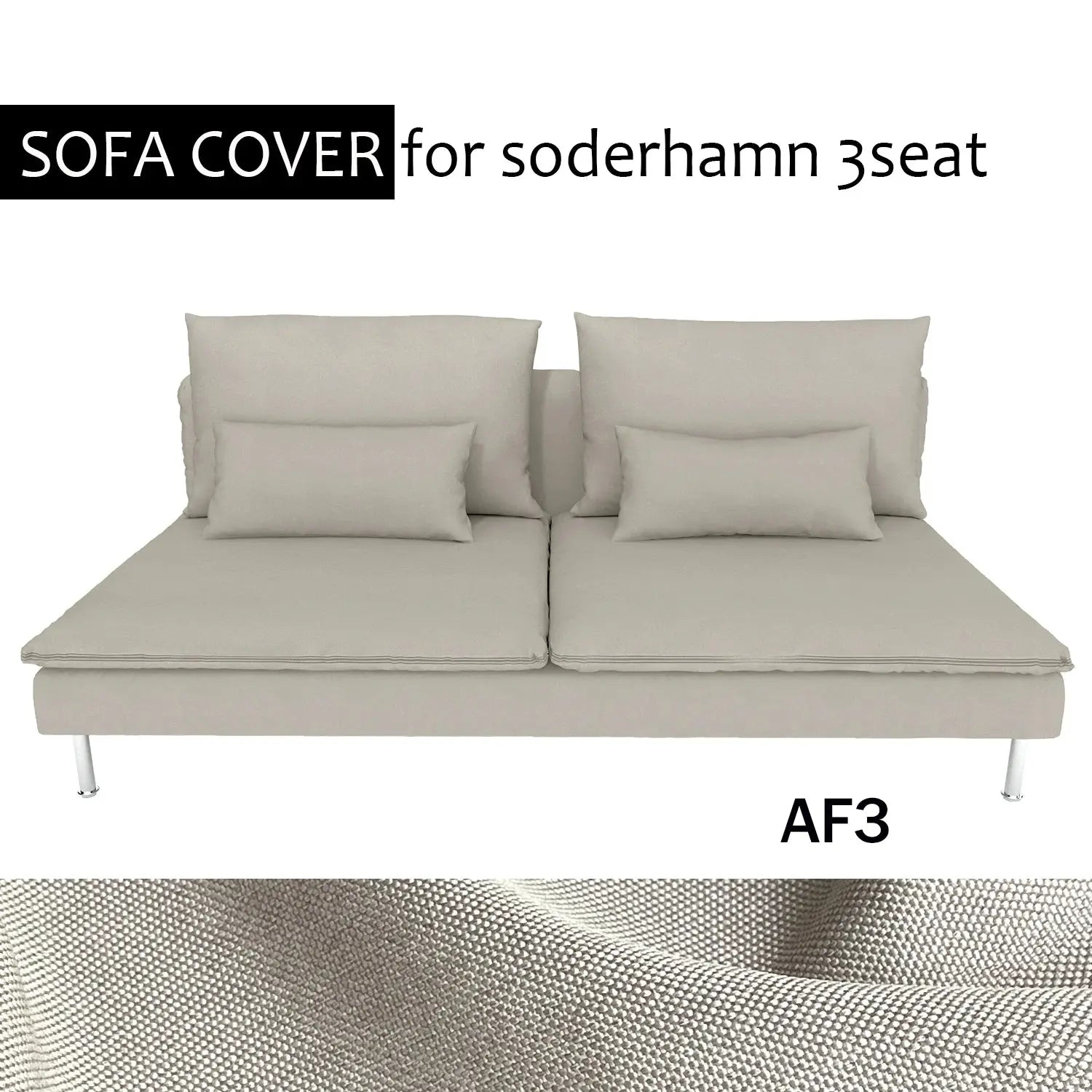 Housse Soderhamn Moderne CREZIA Housse de France