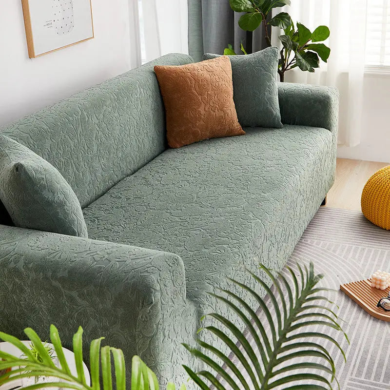 Housse Soderhamn Polyester Moderne VELINA European style cyan-Triple size