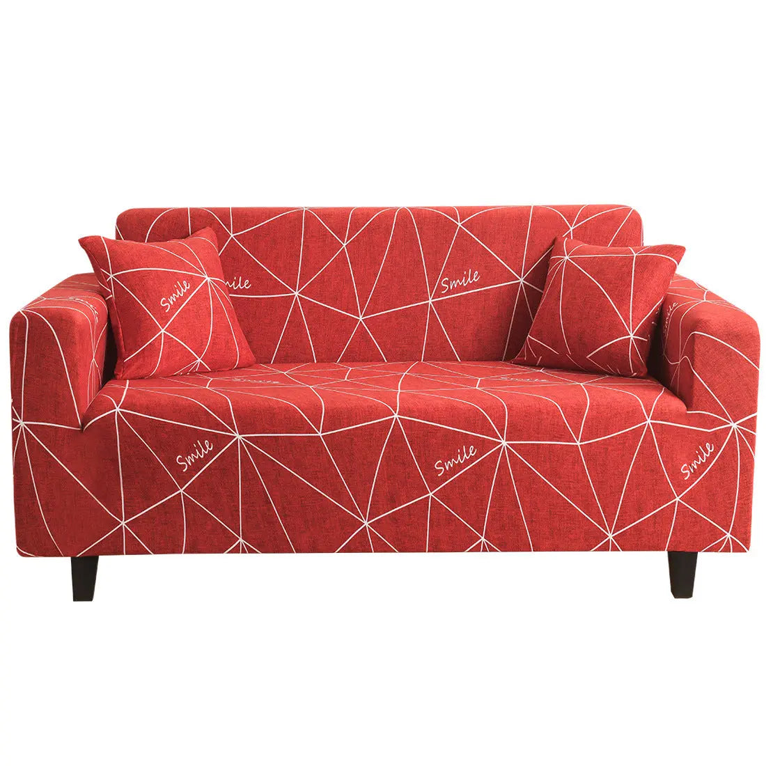 Housse Soderhamn Velours Moderne LIVENIO Classic red-S
