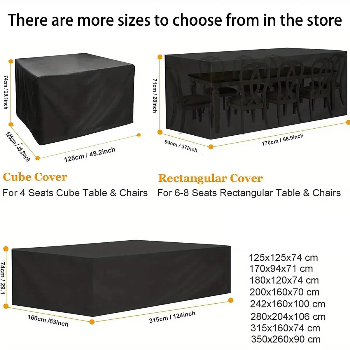 Housse Table Jardin Imperméable SHIVO Housse de France