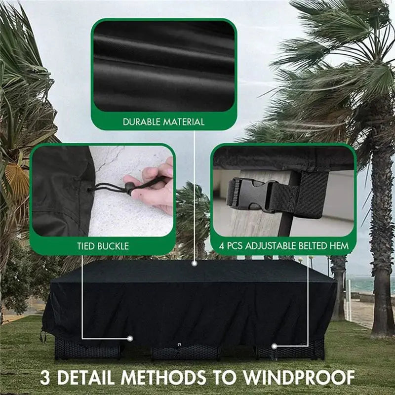 Housse Table Jardin Imperméable SOLVIN Housse de France