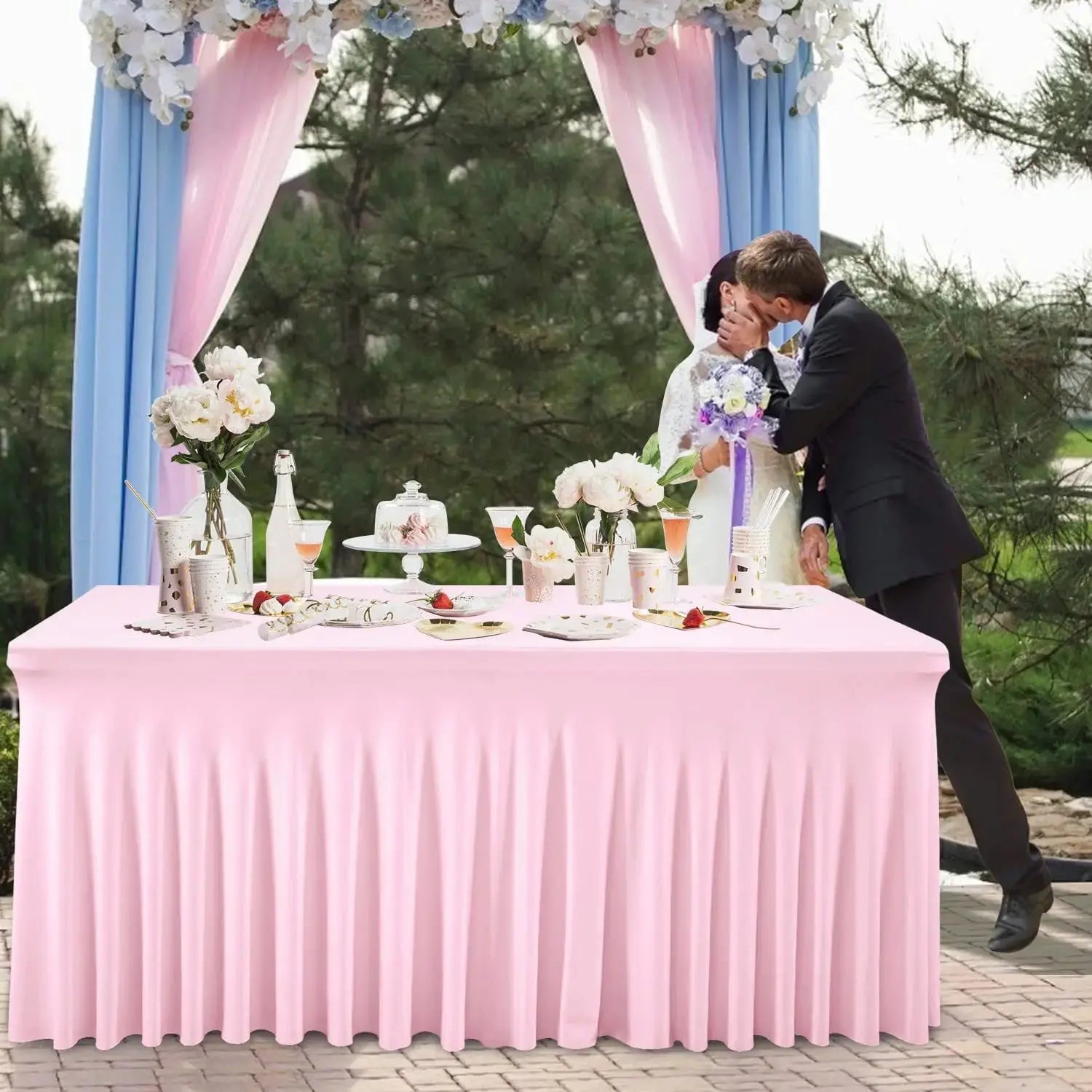 Housse Table Mange Debout Spandex Résistante FESTINA Housse de France