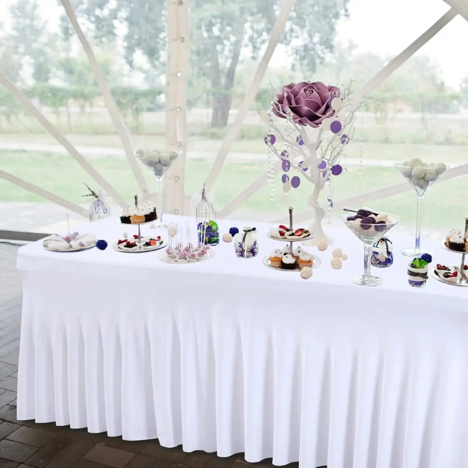 Housse Table Mange Debout Spandex Résistante FESTINA Housse de France