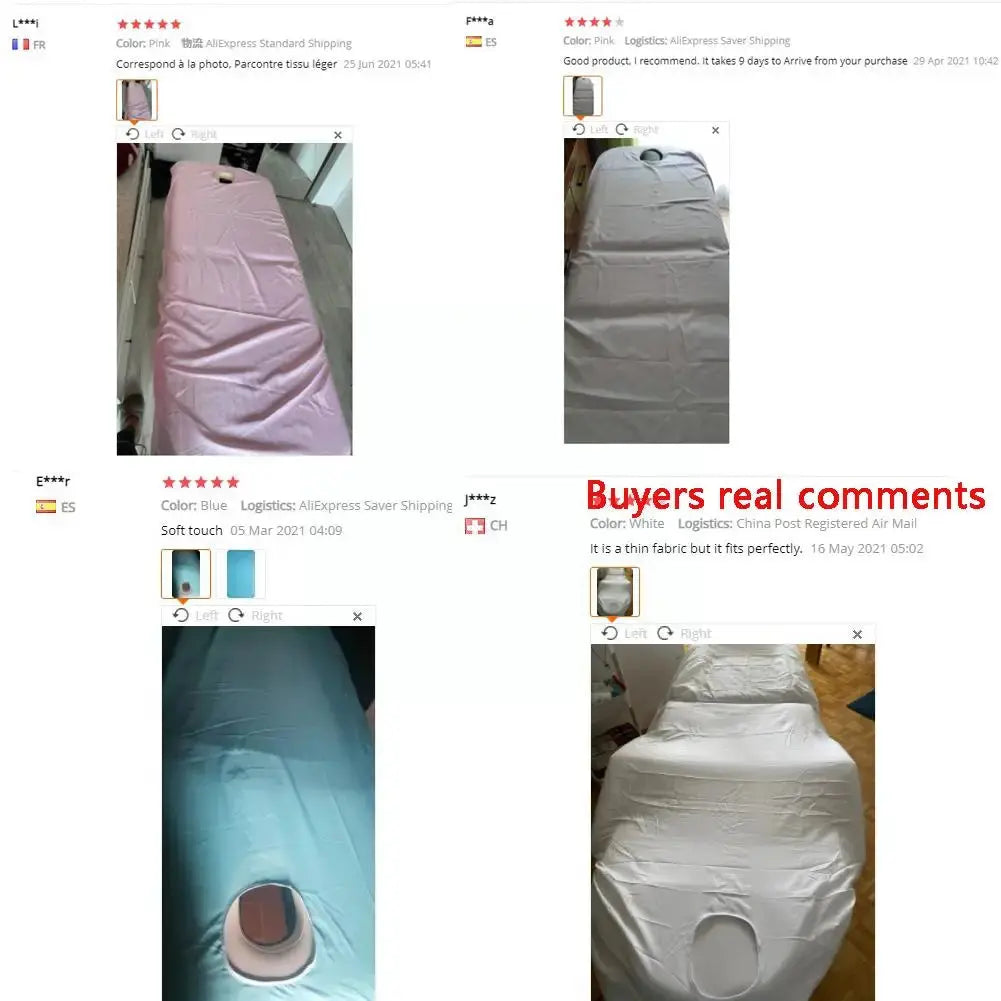 Housse Table Massage Coton Doux RELAXA Housse de France