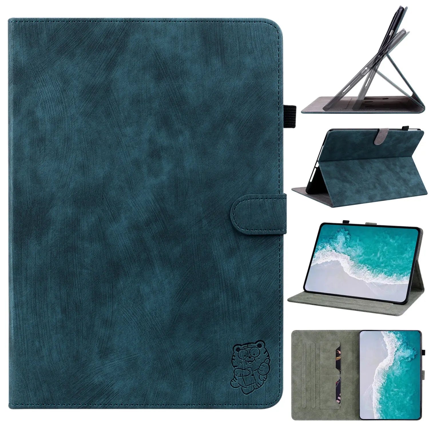 Housse Tablette Cuir Affiné PROTEVA Dark Blue-IPad 10th Generation