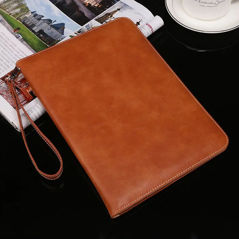 Housse Tablette Imitation Cuir SOMELIA Light Brown-Ipad10.2inch