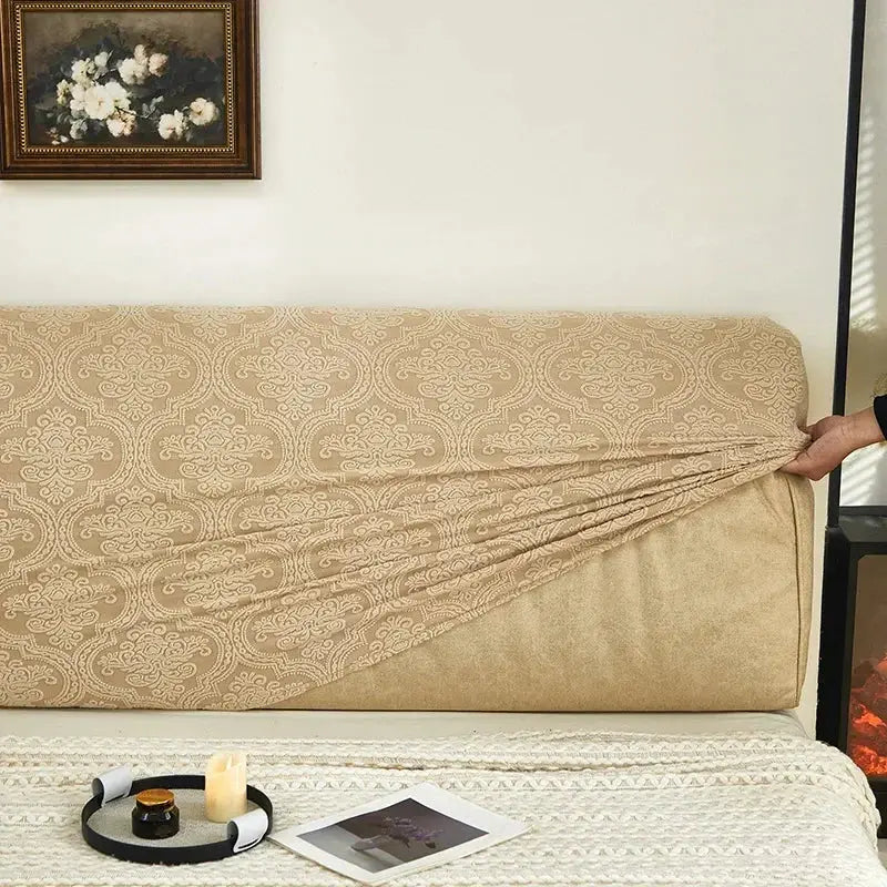 Housse Tête De Lit Jacquard Élastique **VELIARO** Housse de France