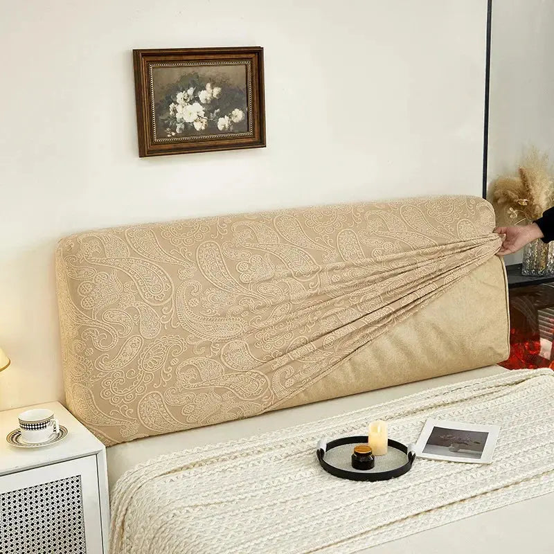 Housse Tête De Lit Jacquard Élastique **VELIARO** Housse de France