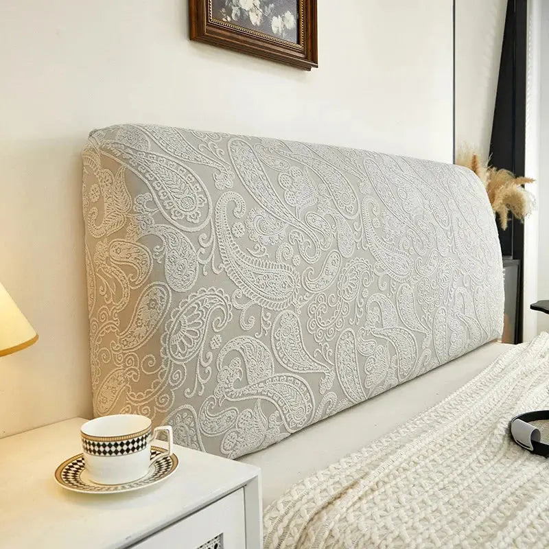 Housse Tête De Lit Jacquard Élastique **VELIARO** Housse de France